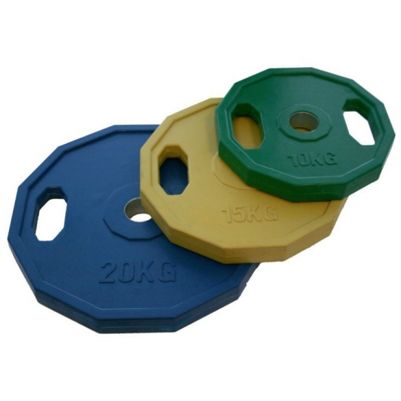 Bremshey Olympische halterschijf 20 kg rubber overtrokken Ø 50 mm blue (08BRSCL314) 08BRSCL314